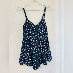 Hollister Co. Women's Navy Playsuit-romper size med